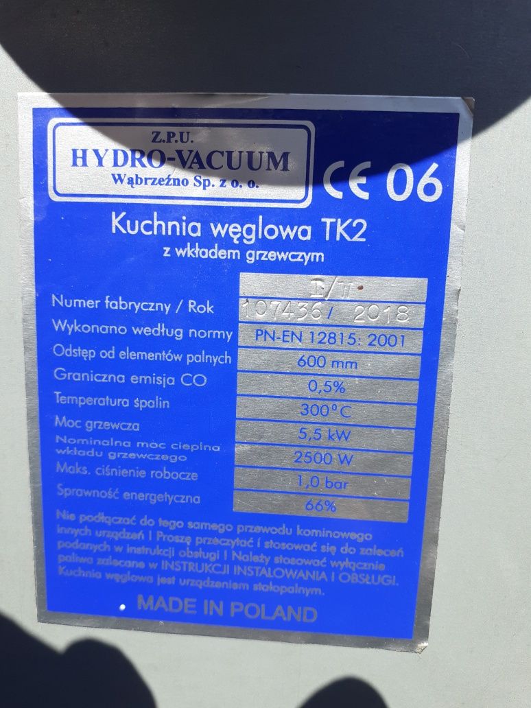 Kuchnia węglowa Tk2