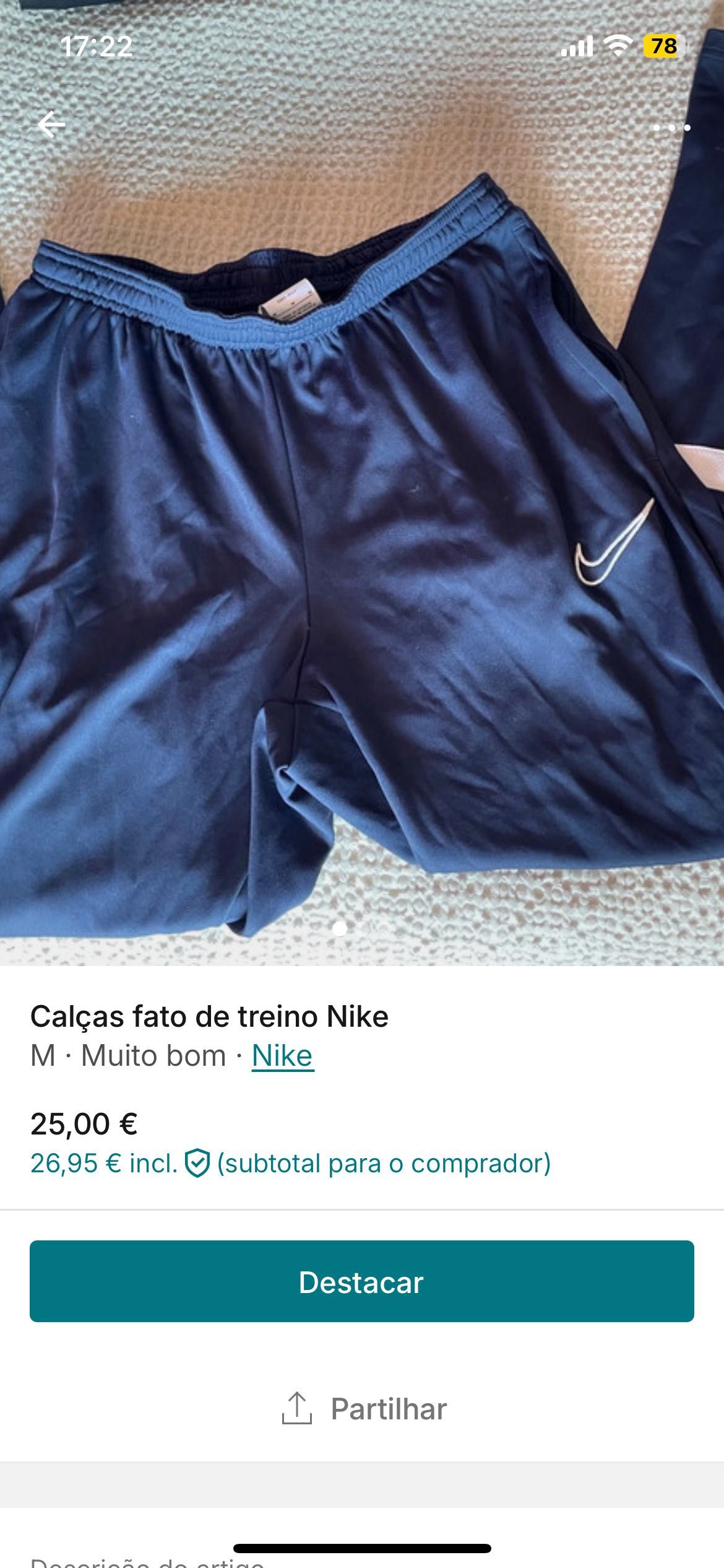Calças desportivas Nike