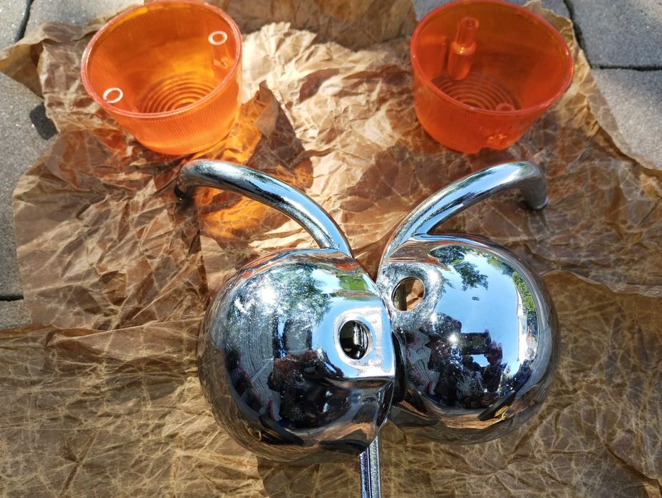 Wsk dudek kierunkowskazy sport chrom bańki