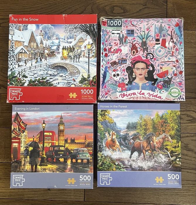 Пазли некомплектні Bits and Pieces, Corner Piece, Castorland, Gibsons