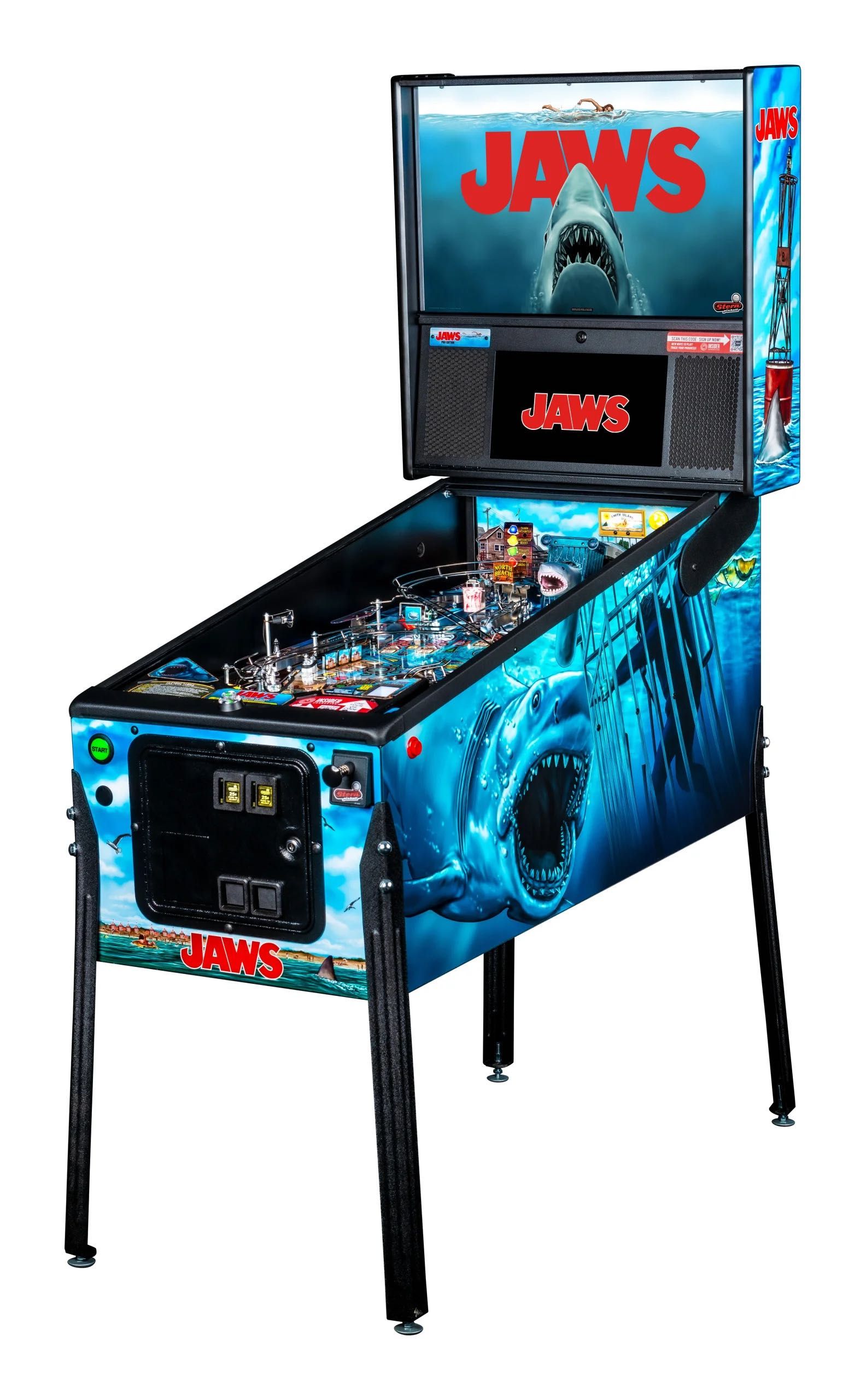 Flipper Pinball Maszyna Arcade  JAWS Stern PRO - nowy