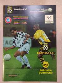 Programa de jogo Boavista Borussia Dortmund Champions league 1999/2000
