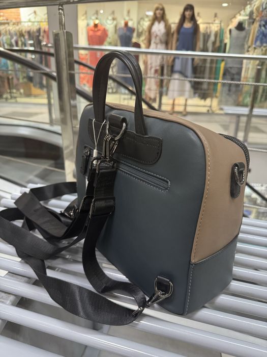 Сумка-рюкзак David Jones green- camel