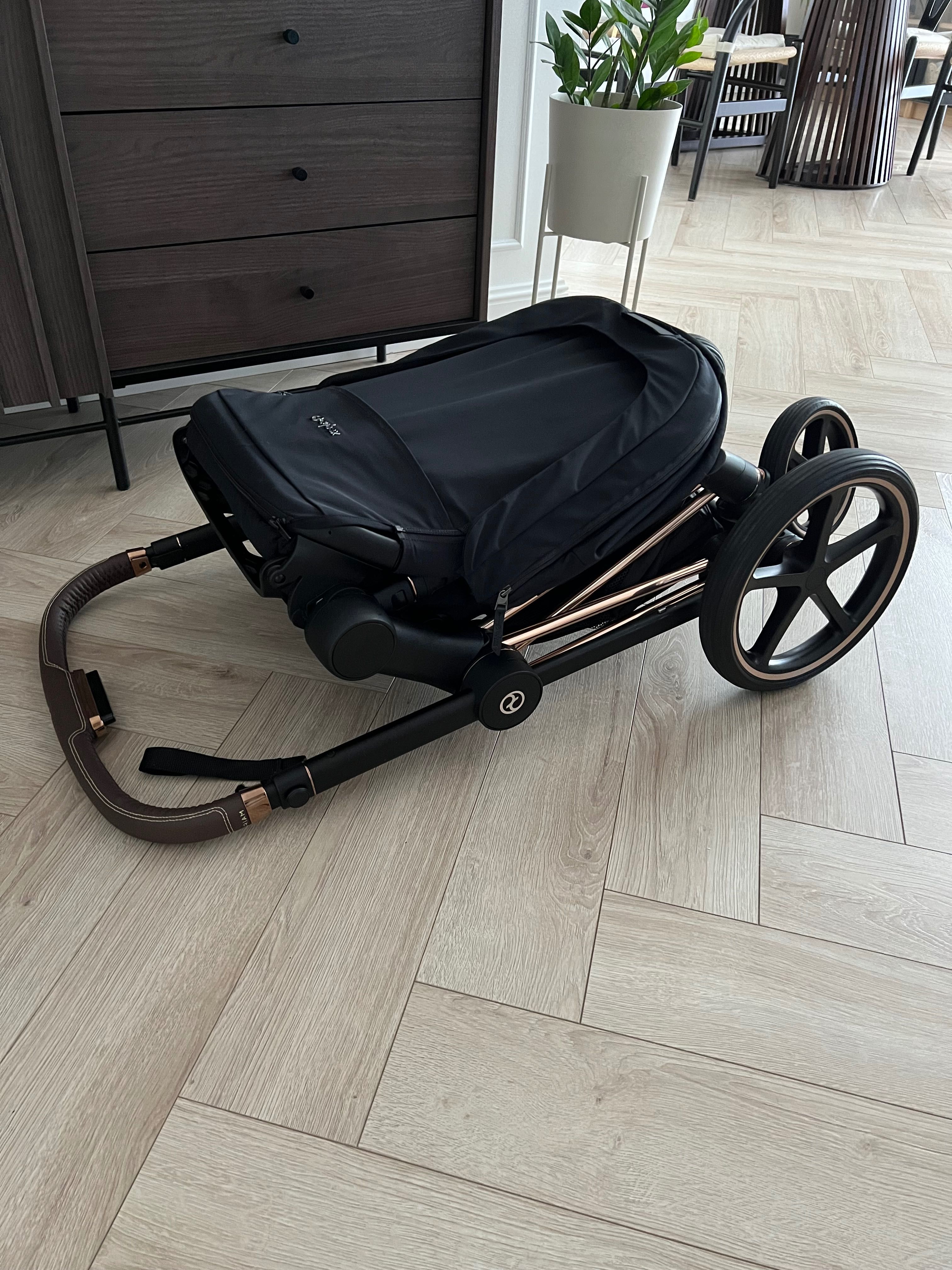 Cybex Priam 2.0 rosegold 2w1 gondola + spacerówka stan idealny