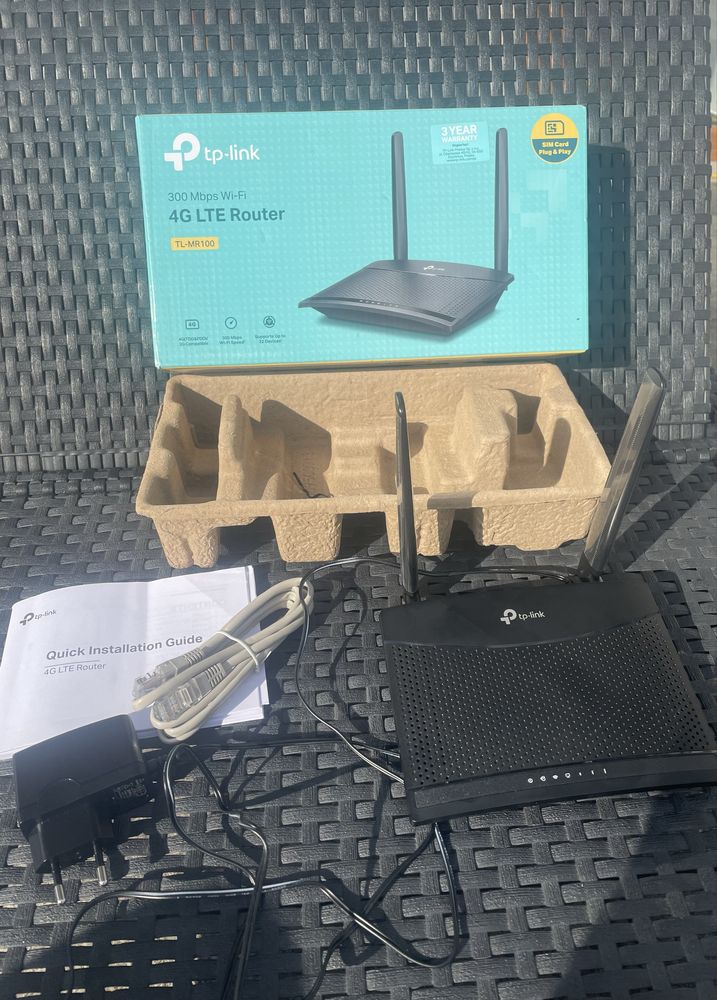Router TP-LINK TL-MR100 4G LTE 2.4 GHz, Gniazdo SIM