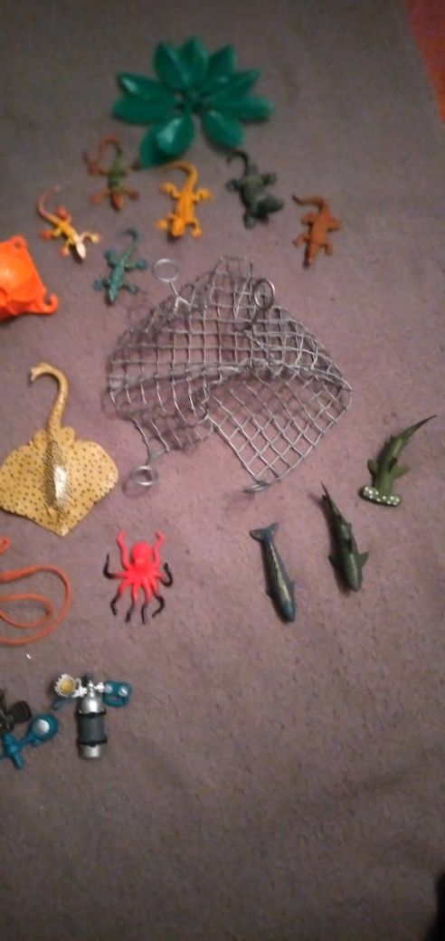 Barco de Resgate,Deep Sea,Action Figures+Fato de Mergulho+Acessórios