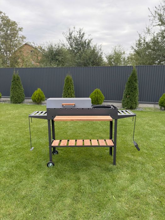 нова модель! мангал, барбекю, гриль, на 13 шампурів, топ якість!