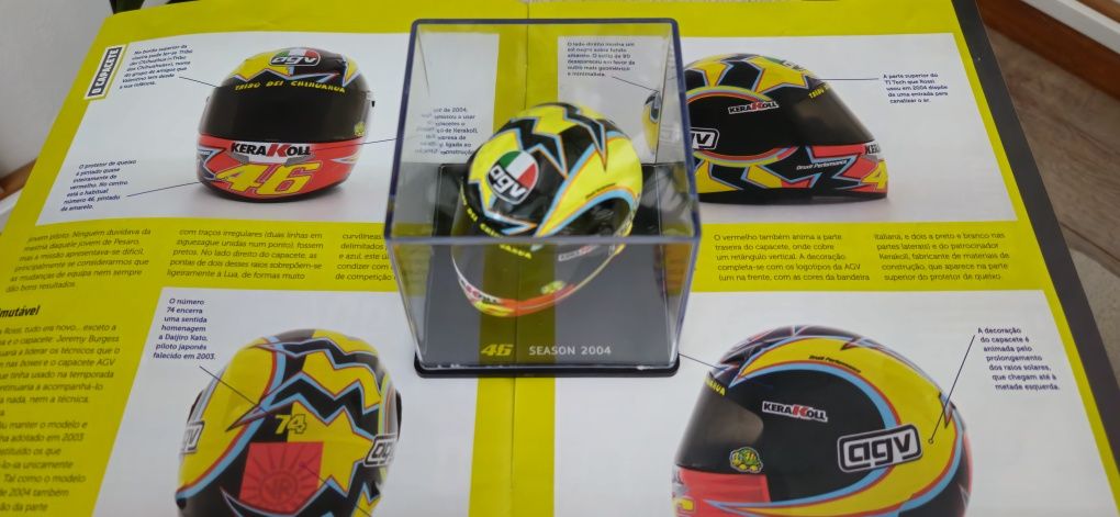 Miniatura Capacetes Ross epoca 2004i ecala 1/5