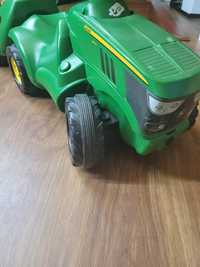 Traktorek jeździk z przyczepą John Deere