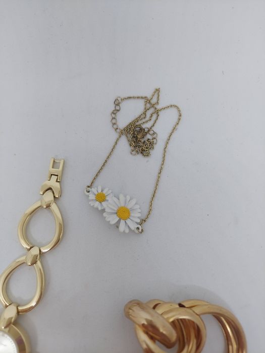 Zestaw biżuterii, złota