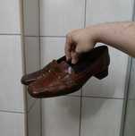 buty damskie 41 Paul Green brązowe czółenka półbuty wsuwane skóra old
