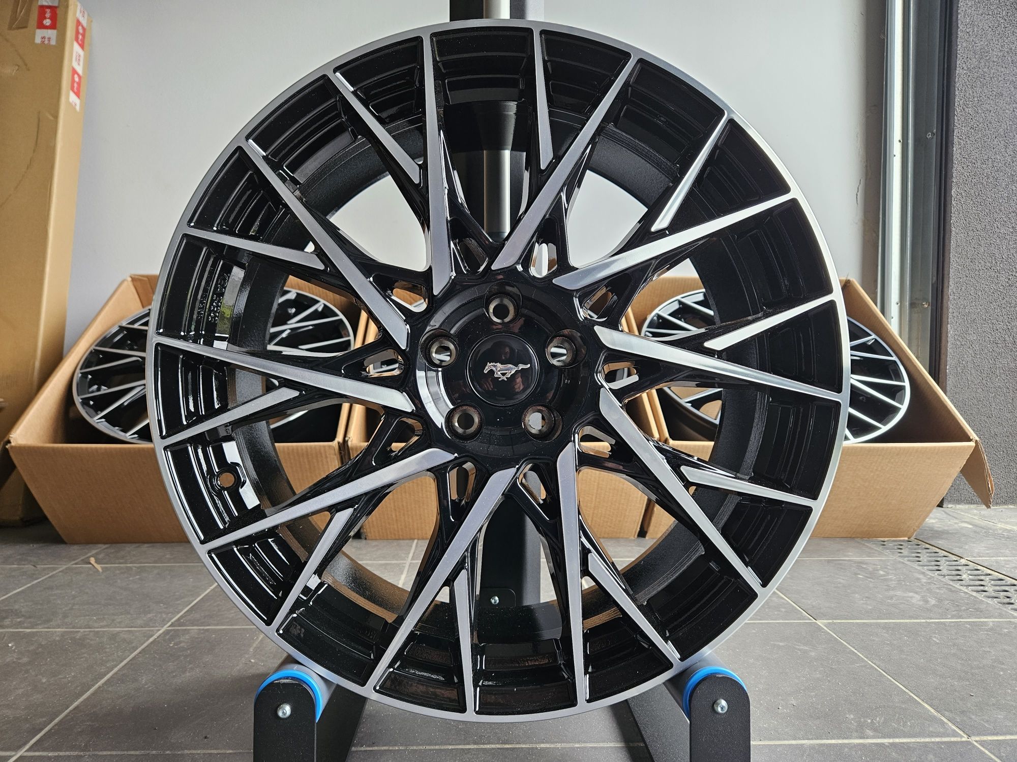 Mustang Mach-E 20 " Nowe 5x108 Ford Mach E Felgi Czarne Alufelgi