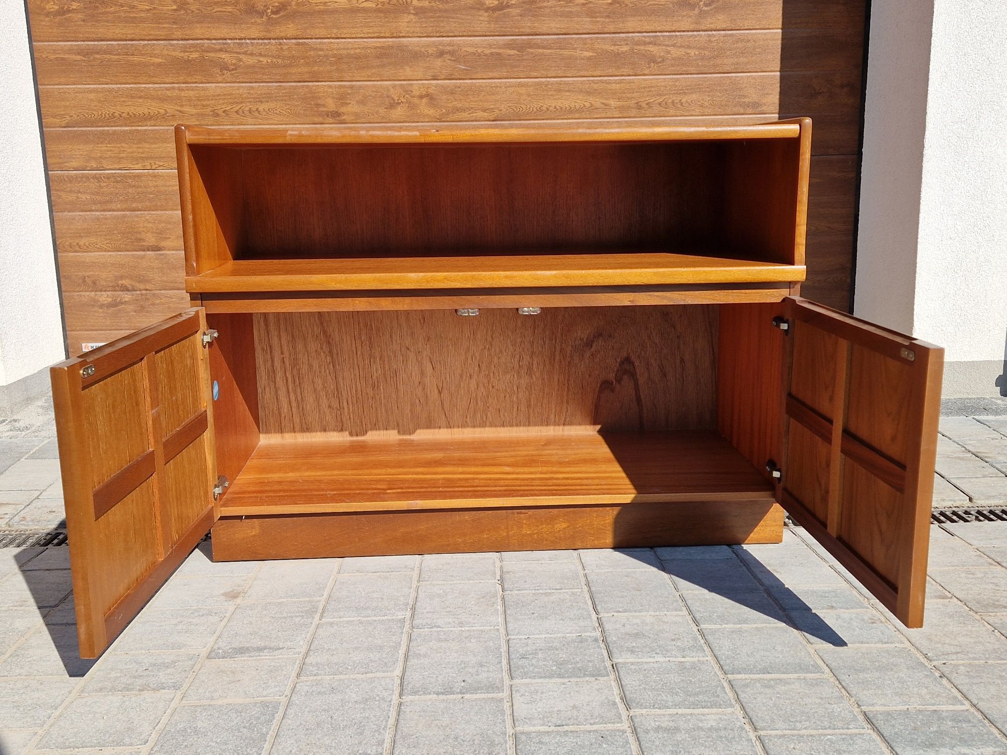 Komoda Sideboard Nathan Teak Lata 70 80 Vintage Retro Design Szafka