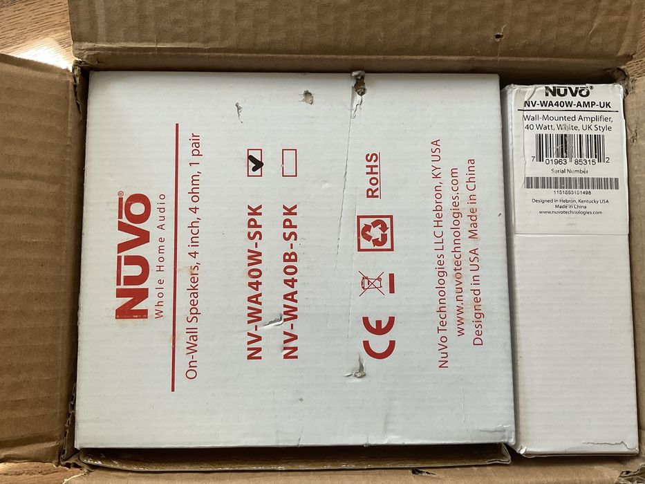 Głosniki na ścianę NuVo 40W