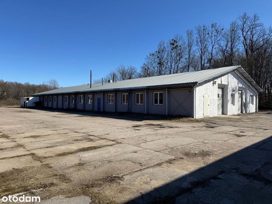 Magazyn 920m2 z biurami(możliwość podziału), plac 3500m2 ul.Lubelska