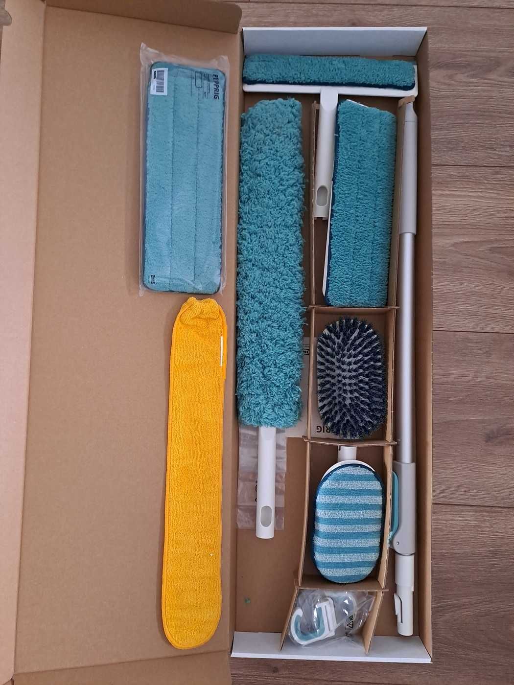 Ikea PEPPRIG Zestaw do sprzątania mop teleskopowy
