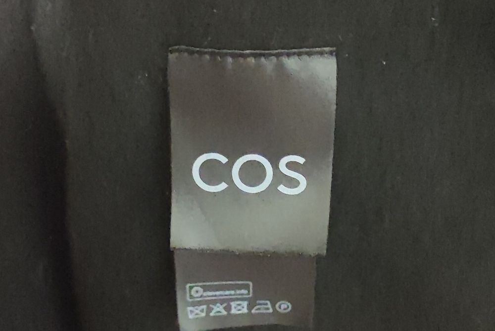 COS кофта женская черная реглан 100% шерсть