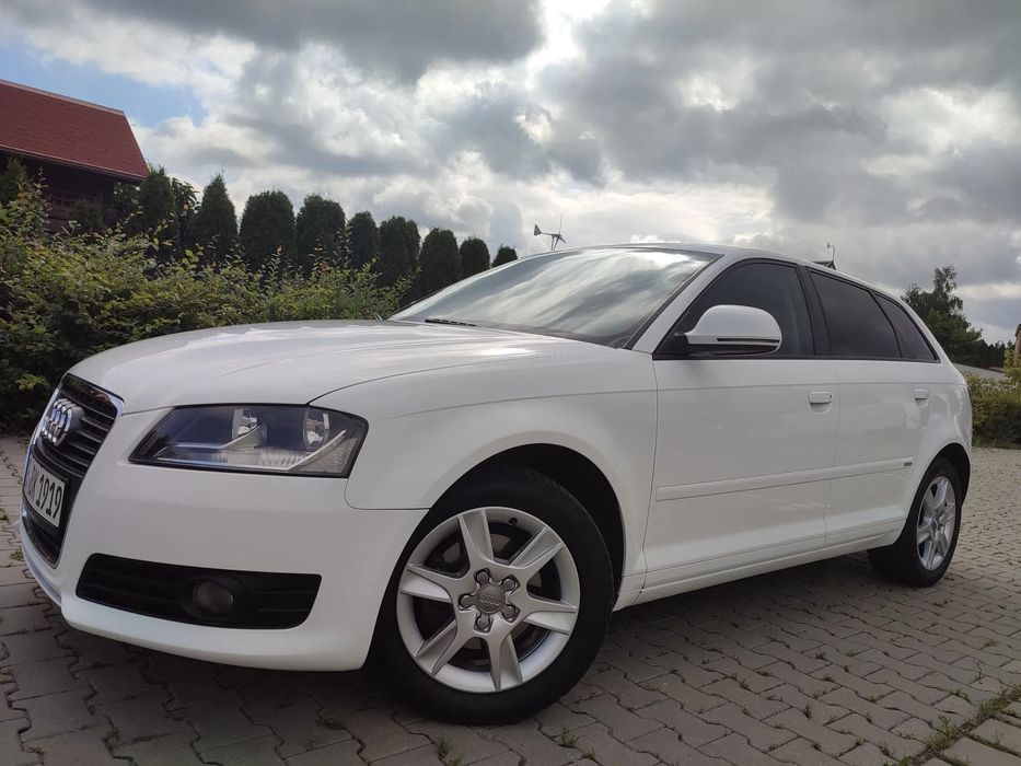 Audi A3 LIFT..Biała..S-line..oryginalny lakier..klima..zadbana..serwis..z DE