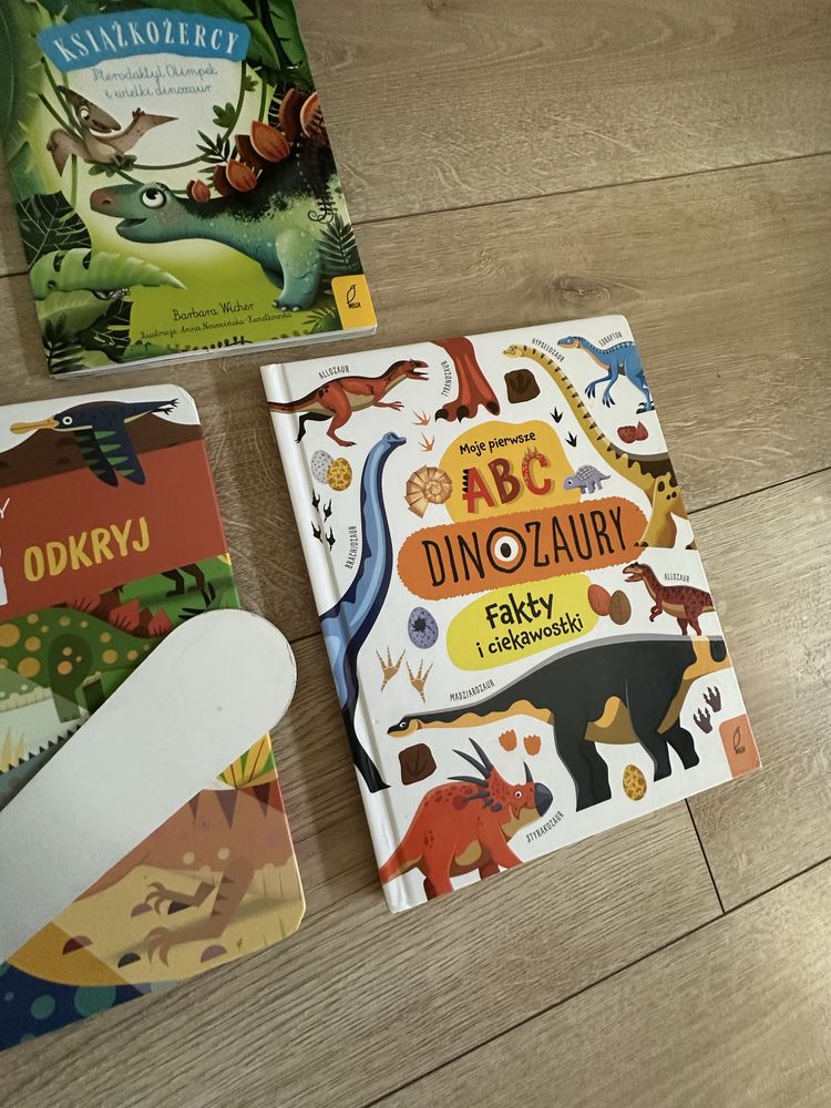 Zestaw książeczek o dinozaurach