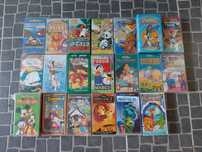 Cassetes VHS animação  e ação