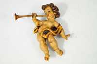 Figura drewniana figura putto rzeźba drewno