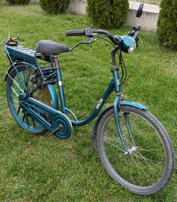 Rower Sachs z silnikiem spalinowym Sachsa.