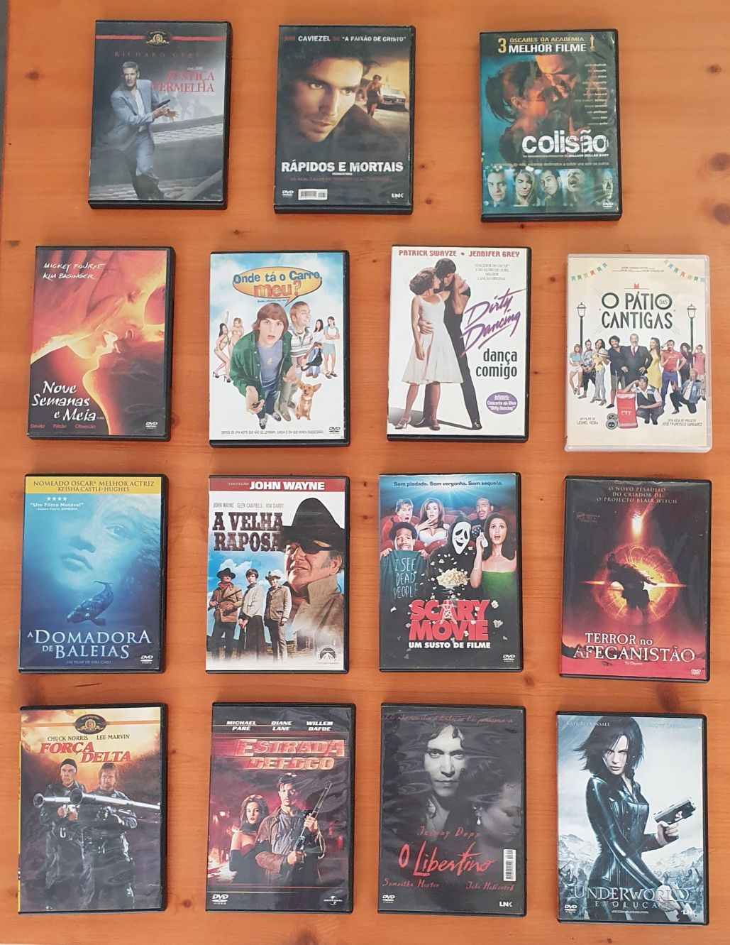 DVDs de grandes títulos Cinema