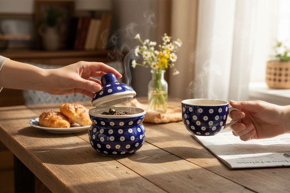 Pojemnik 400ml.Ceramika Bolesławiec