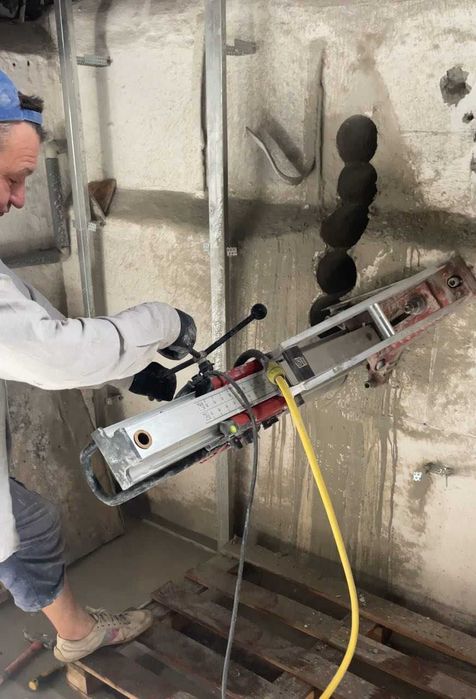 Алмазная резка бетона.