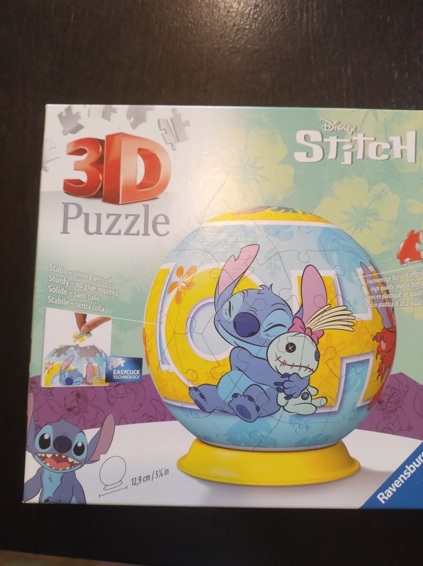 Puzzle 3D kula, Stitch