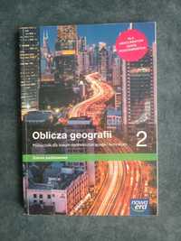 Podręcznik z geografii "Oblicza geografii" dla klas 2 liceum i technik