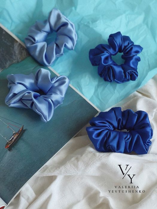 Продам атласні, шовкові резинки для волос