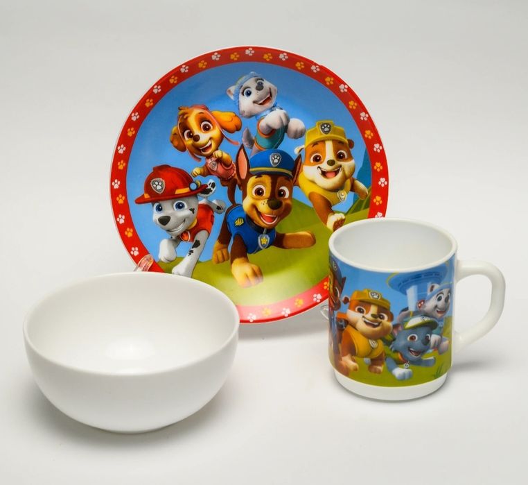 Дитячий набір посуду (Щенячий патруль)