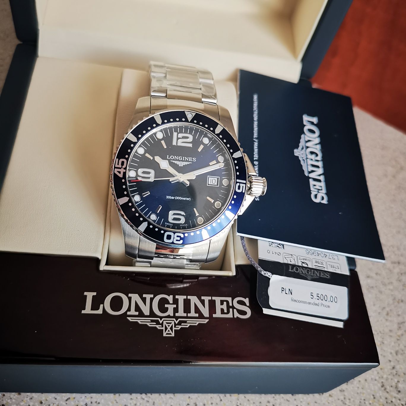 Longines HydroConquest Nowy, gwar. do 2025r.  41mm