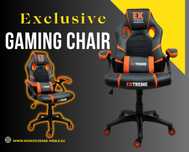 Fotel Gamingowy dla Gracza Extreme EX Black/Orange