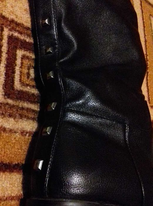 Сапоги (ботфоры) кожаные в отличном состоянии