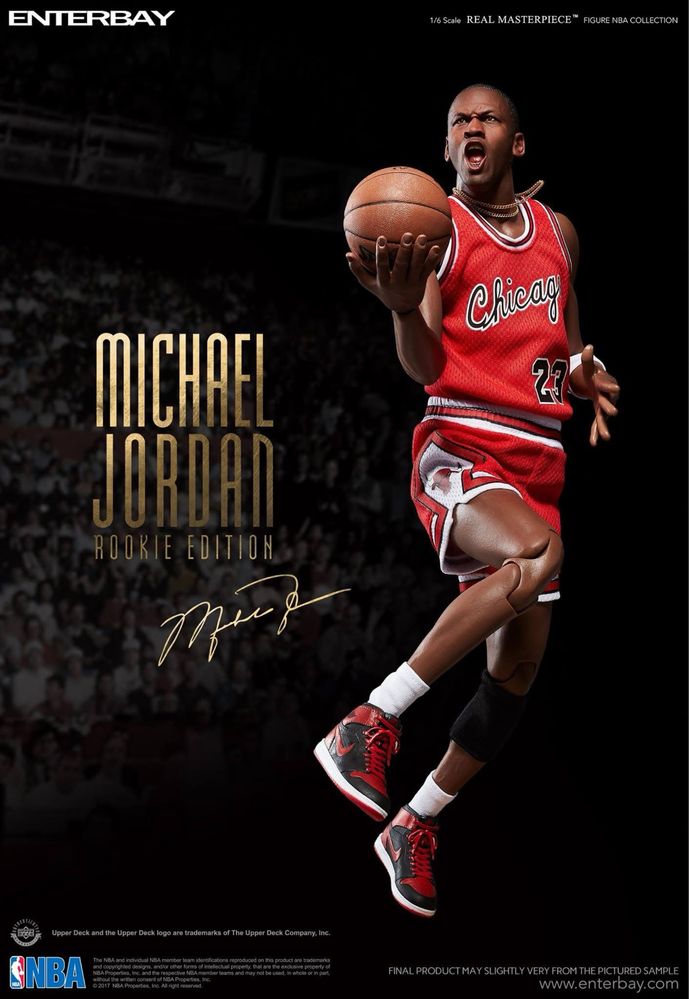 Фигурка 1/6 Michael Jordan (Rookie Edition) Enterbay тип hot toys