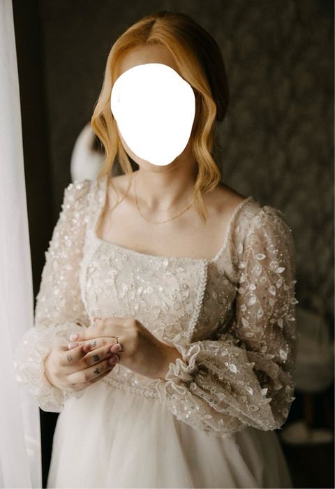 Suknia ślubna długi rękaw