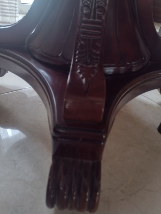 Меблі шкіра/дерево дуб