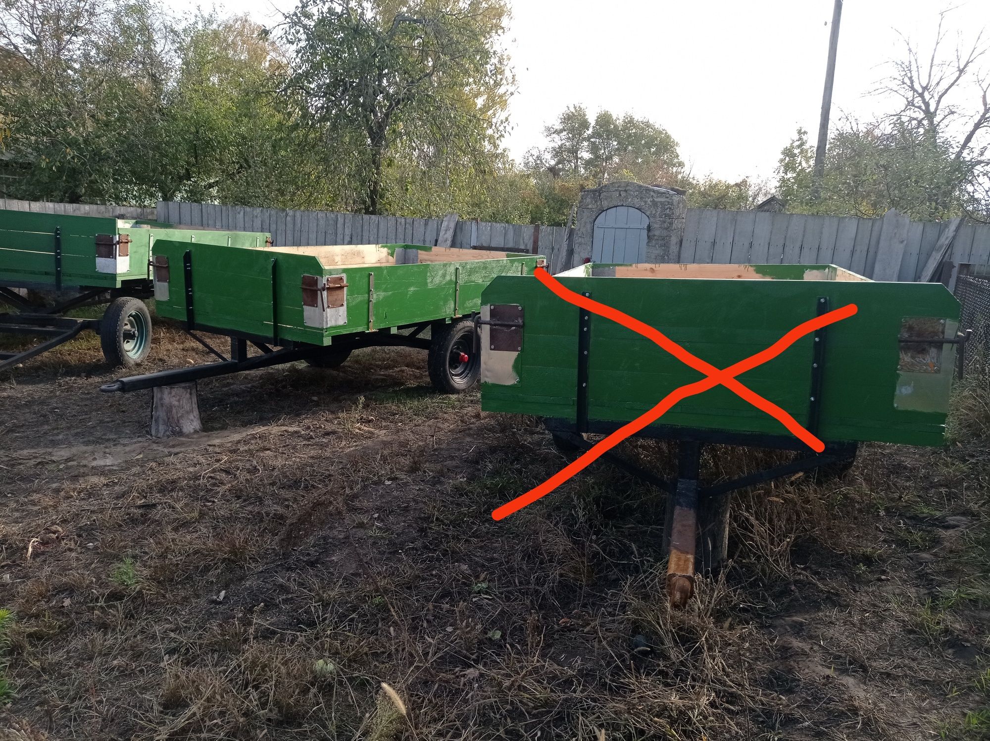 Продам одновісний прицеп до трактора