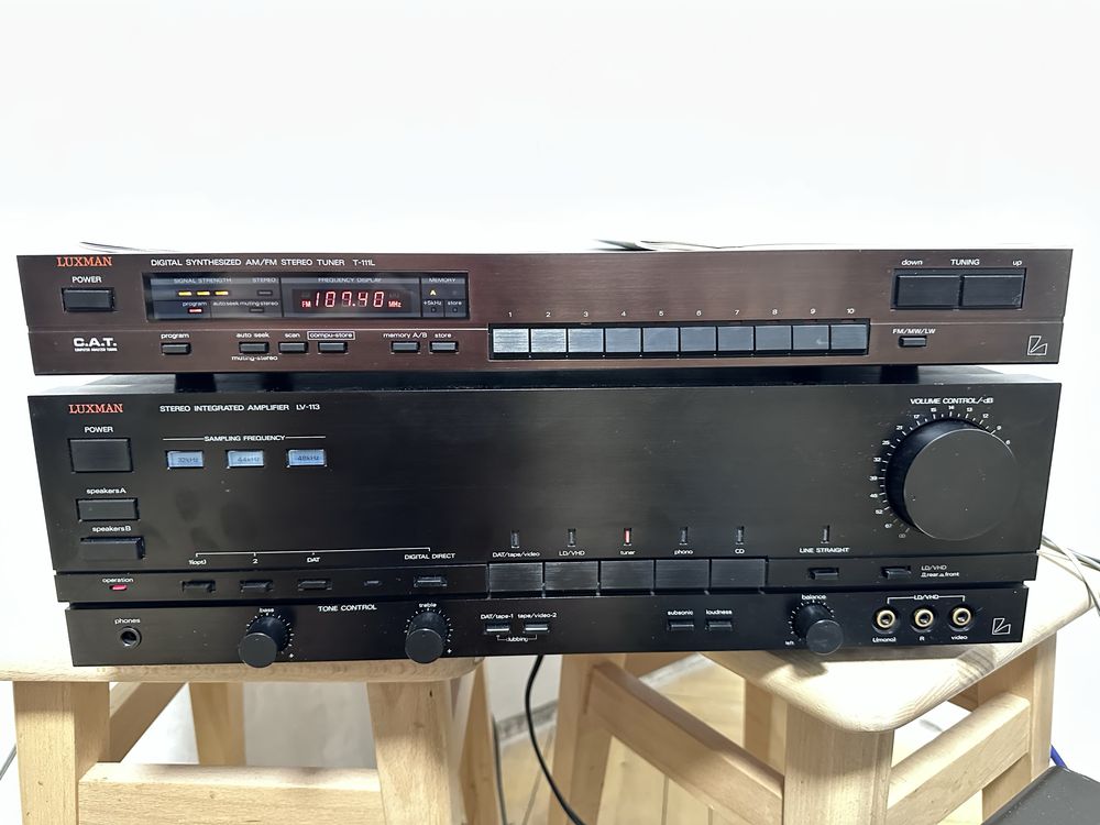 Усилитель ЦАП Luxman lv-113+ тюнер luxman t 111l