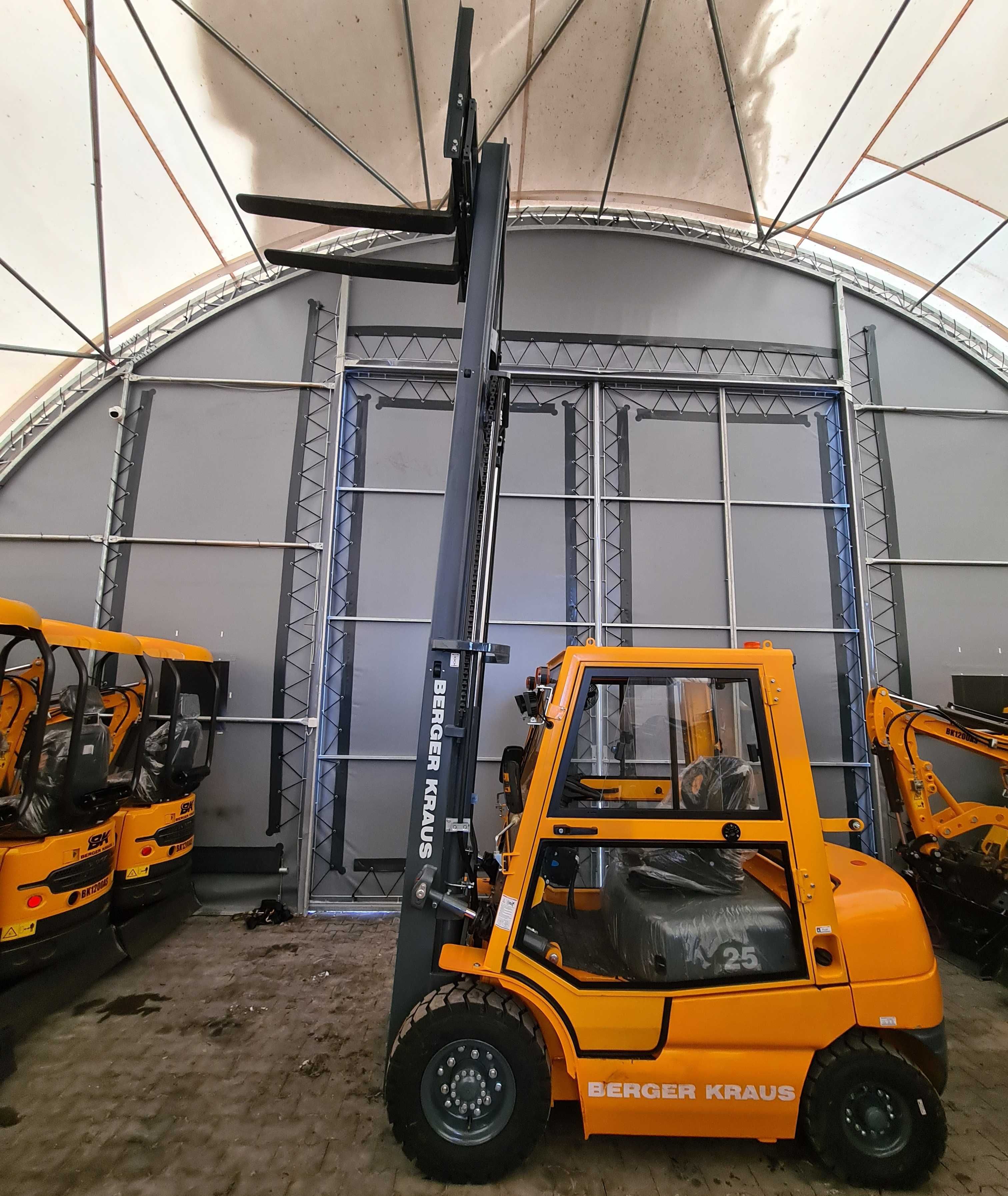 Nowy wózek widłowy FD25 2,5 tony diesel kabina + UDT