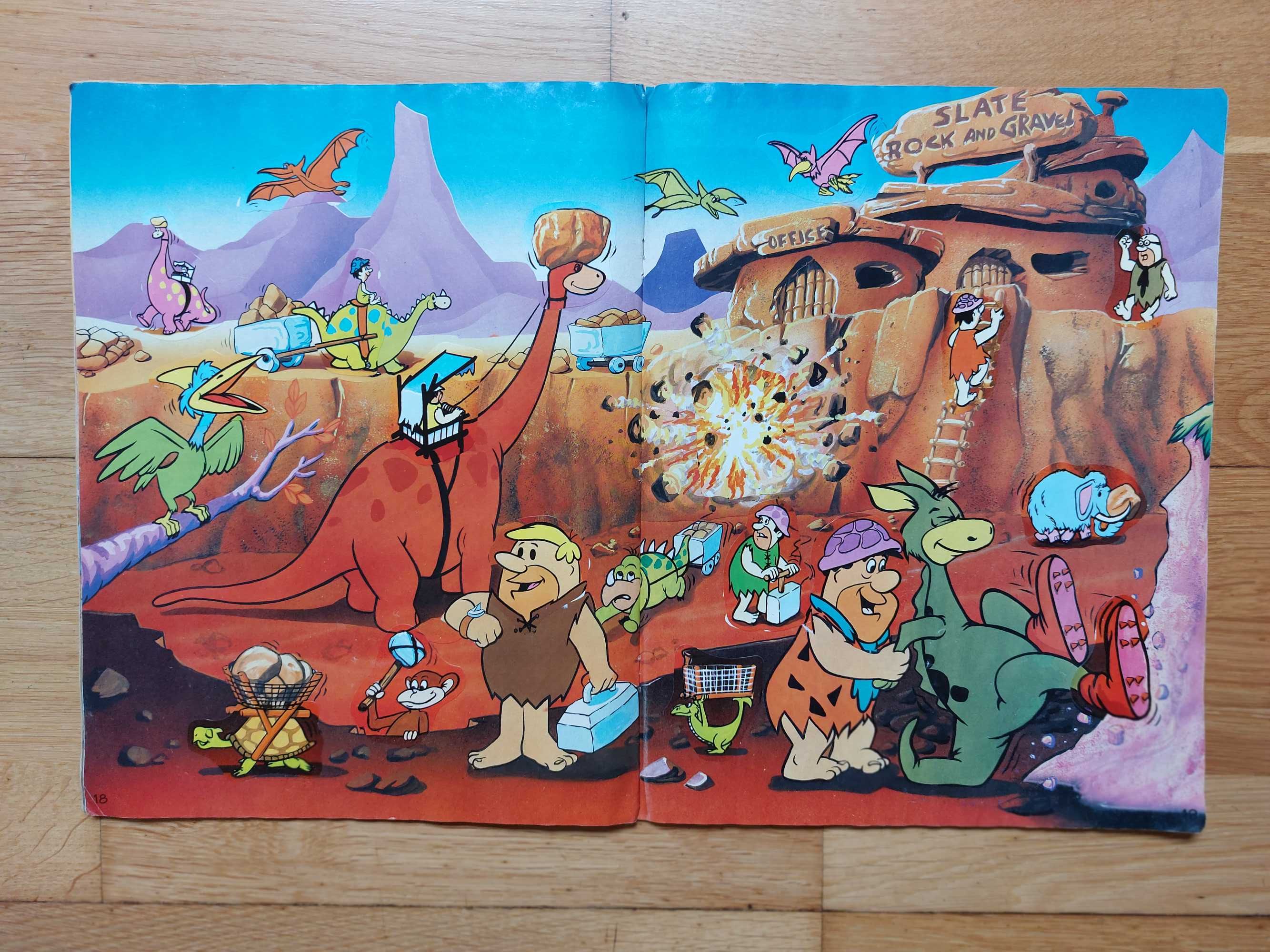 Caderneta de cromos "Os Flintstones" - Completa