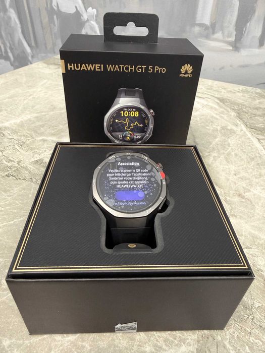 Смарт-годинник HUAWEI Watch GT 5 Pro 46 mm Black (ідеальний стан)