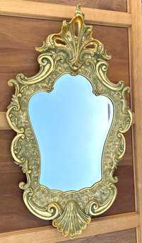 Espelho antigo, biselado em talha dourada