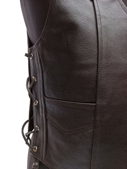 CHOPPER Kamizelka motocyklowa Ciekawy model z regulacją Rzemykami 5XL