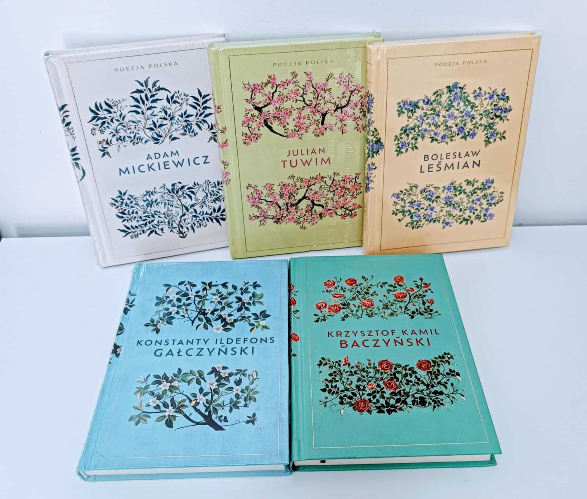 NOWE Poezja Polska 1-5 I-V Hachette Baczyński, Mickiewicz,Leśmian