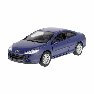 Autko model 1:34 Peugeot Coupe 407 niebieski