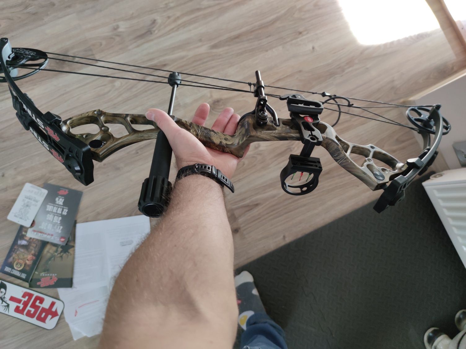 Zestaw PSE Stinger 30-70lbs Łuk bloczkowy