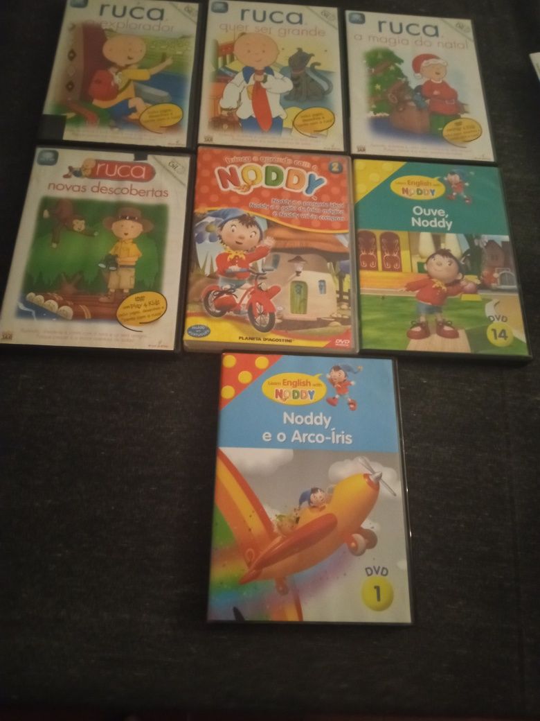 DVDs Infantis Ruca e Noddy Usados
